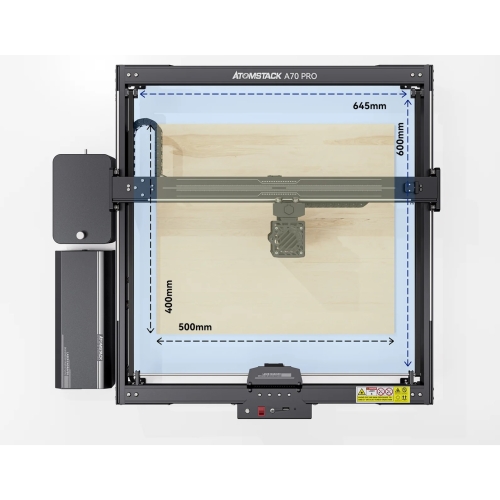 Ploter laserowy - grawerka Atomstack A70 Pro 850x800mm 70W | Dystrybucja PL